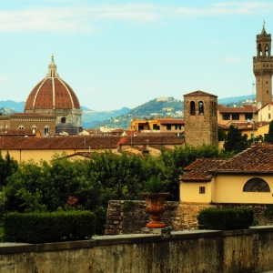 vista da giardino Boboli Firenze